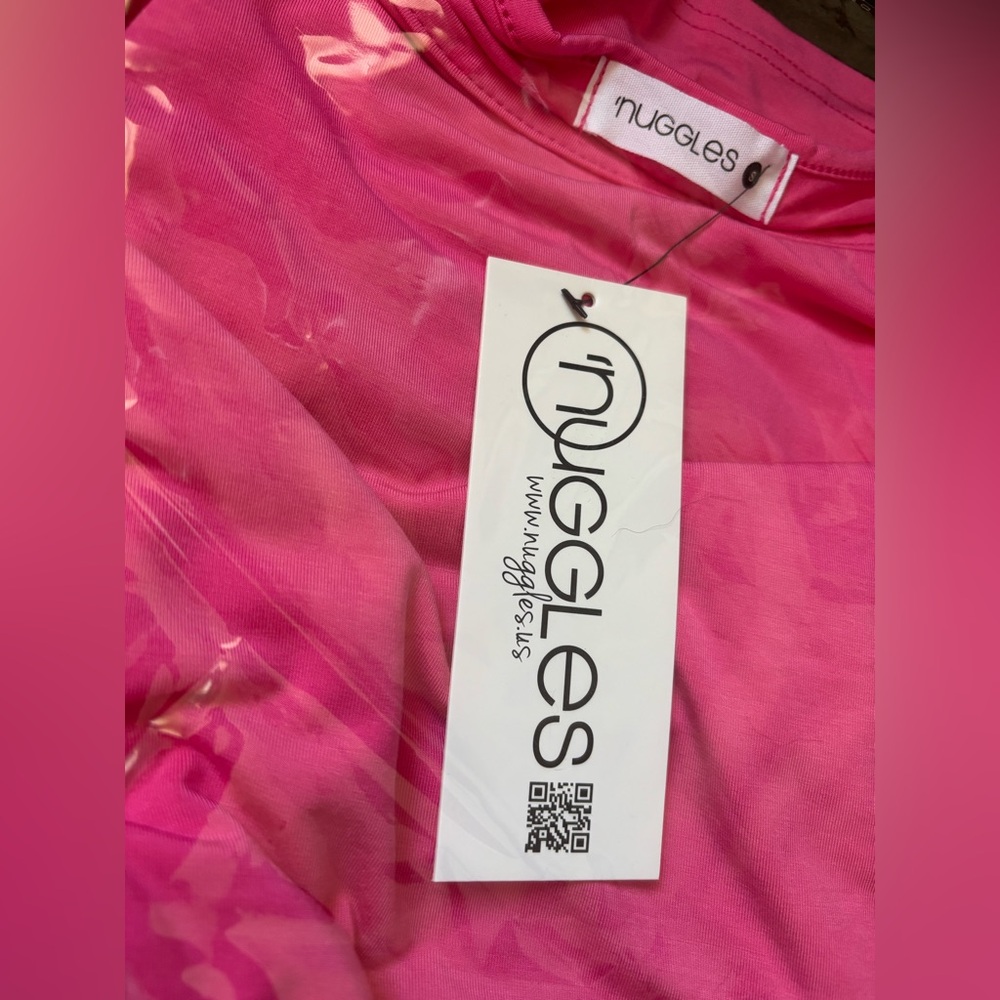 Nuggles Pink 3/4 Sleeve Tee